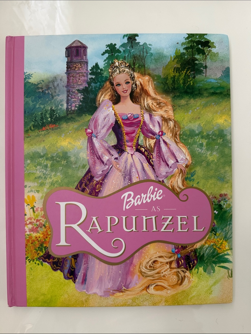 Barbie as Rapunzel Hardcover Book by Cliff Ruby & Elana Lasser